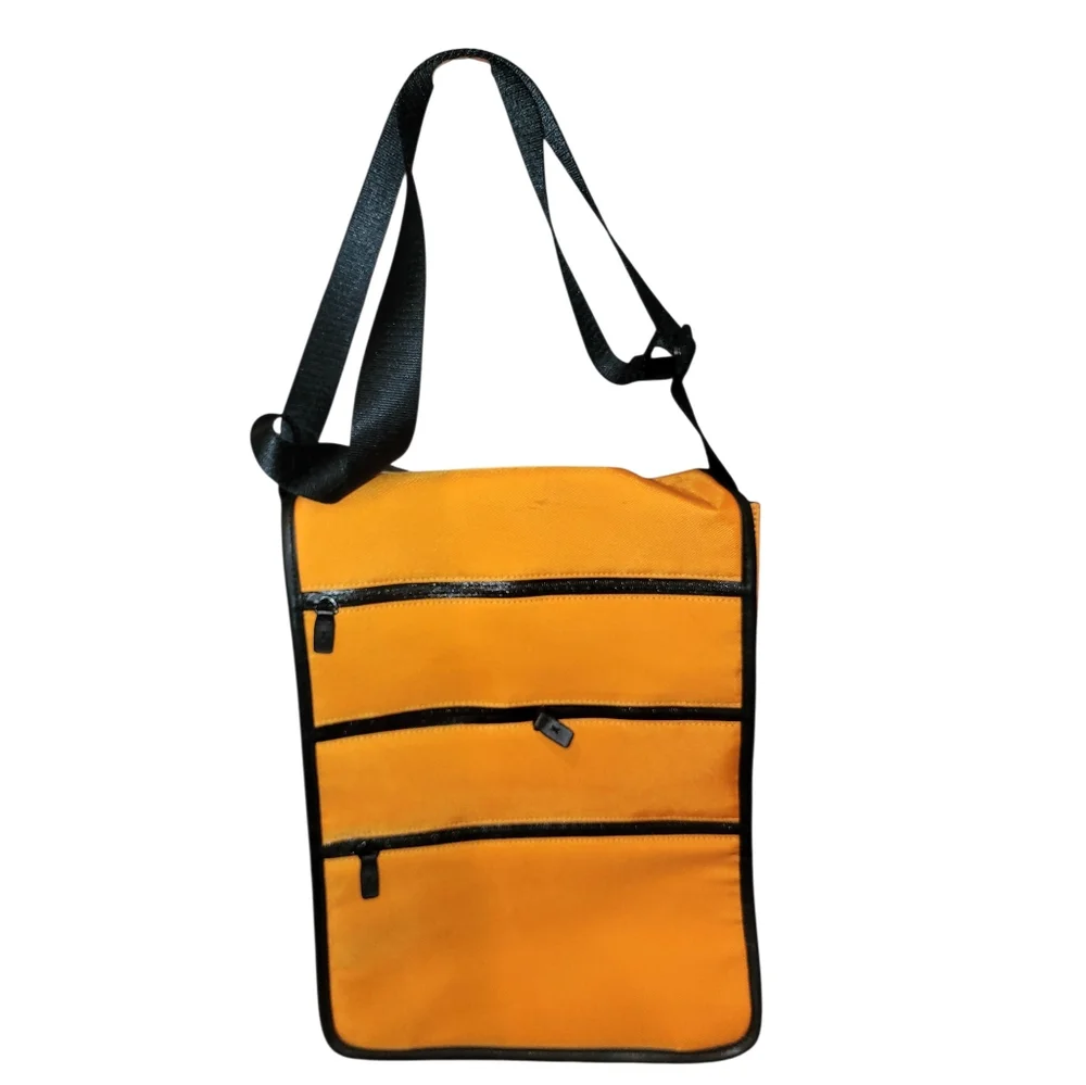 BJX NORTH/SOUTH CROSS-BODY ELECTRIC TANG NYLON 14 × 12 x 4